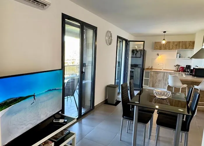 Apartament L'immortelle - T3 Avec Balcon Vue & Montagne Calenzana